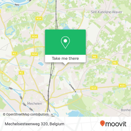 Mechelsesteenweg 320 plan