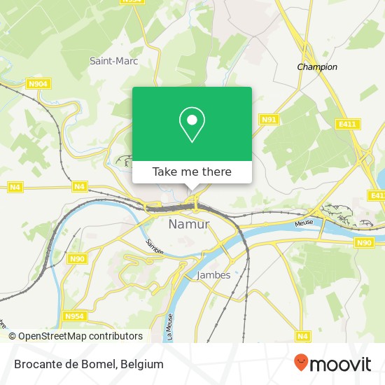 Brocante de Bomel map