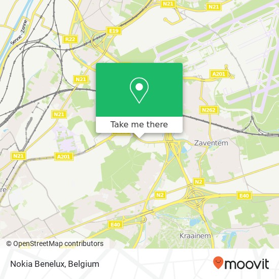 Nokia Benelux map