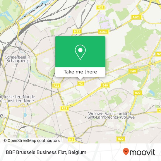 BBF Brussels Business Flat plan