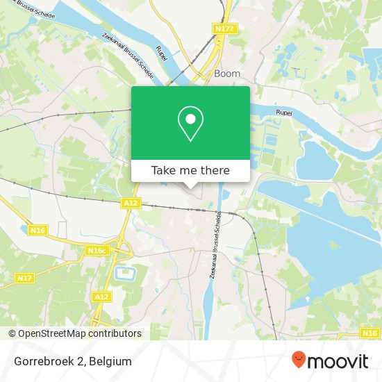 Gorrebroek 2 map