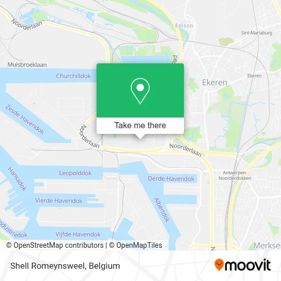 Shell Romeynsweel map