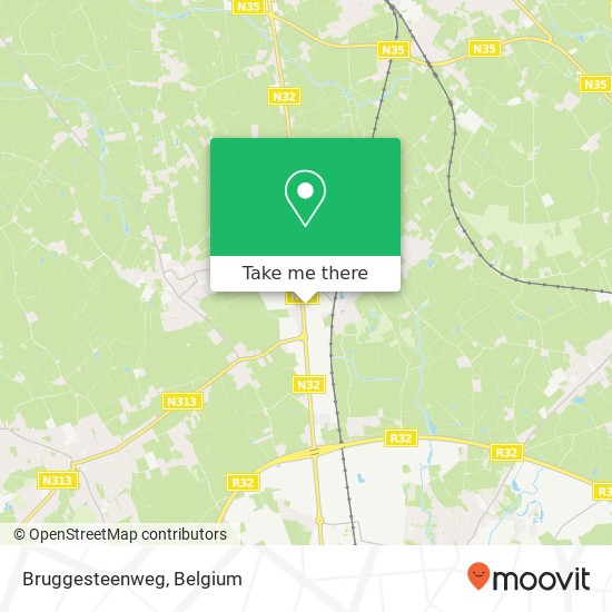 Bruggesteenweg map