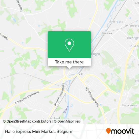 Halle Express Mini Market map