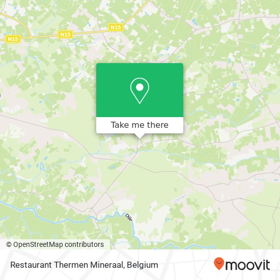 Restaurant Thermen Mineraal map