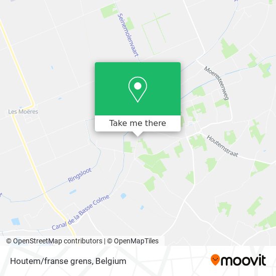 Houtem/franse grens plan