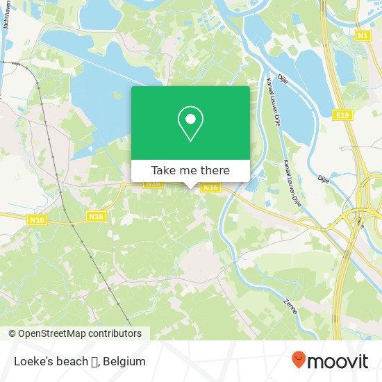 Loeke's beach 🌴 map