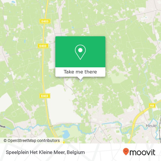 Speelplein Het Kleine Meer map