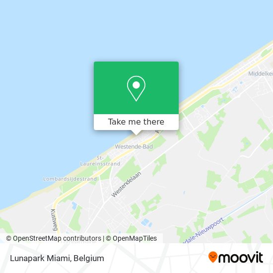 Lunapark Miami map