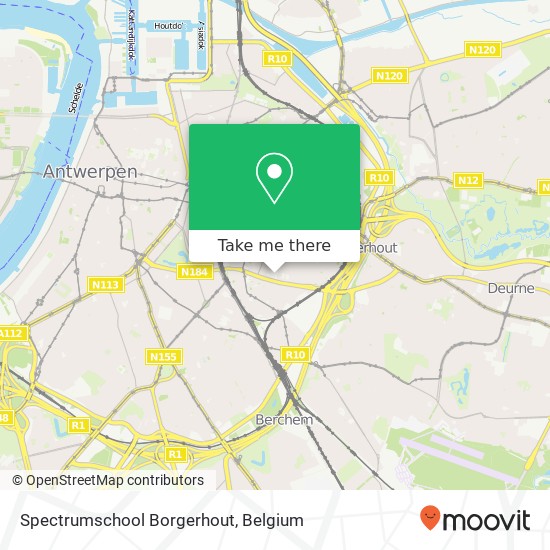 Spectrumschool Borgerhout plan