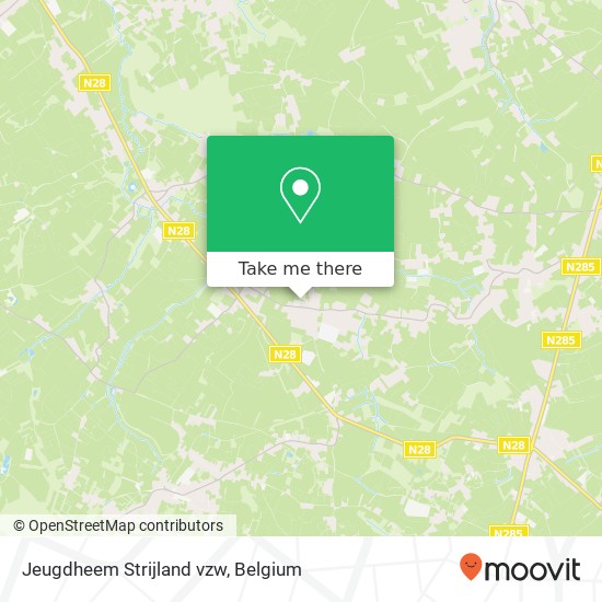 Jeugdheem Strijland vzw map