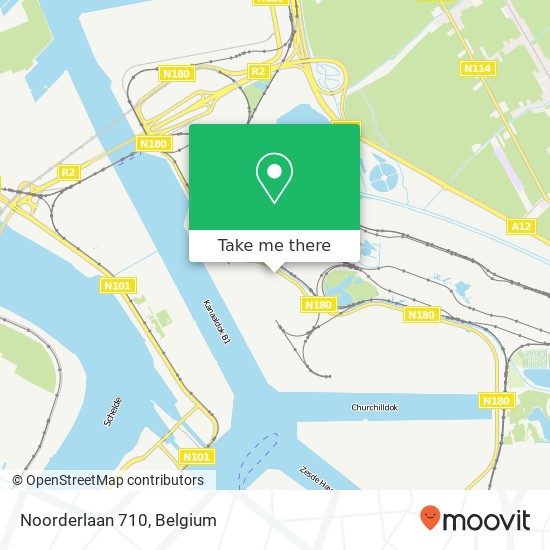 Noorderlaan 710 plan