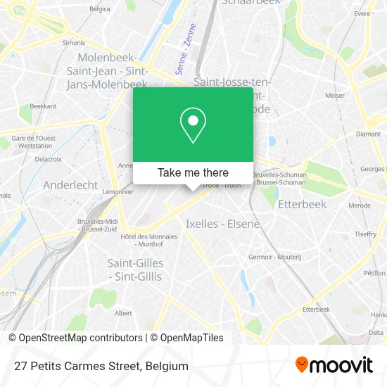 27 Petits Carmes Street map