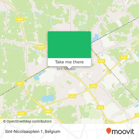 Sint-Nicolaasplein 1 map