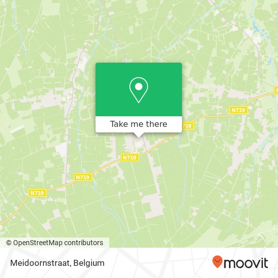 Meidoornstraat map