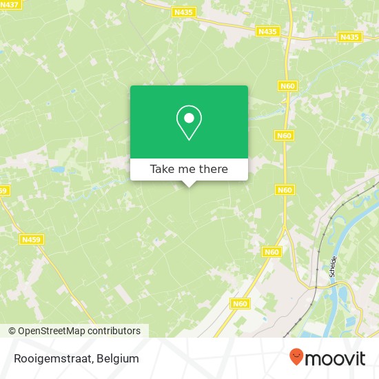 Rooigemstraat map