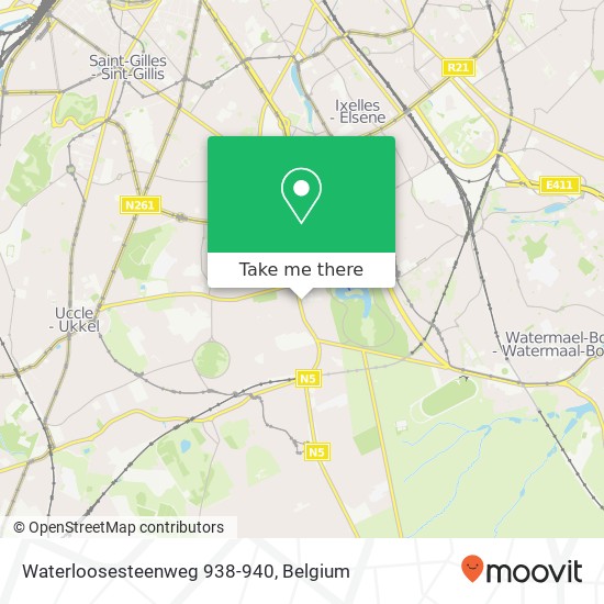 Waterloosesteenweg 938-940 map
