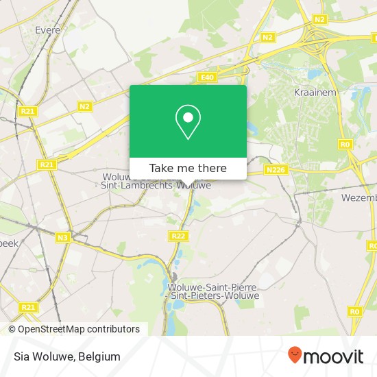 Sia Woluwe plan