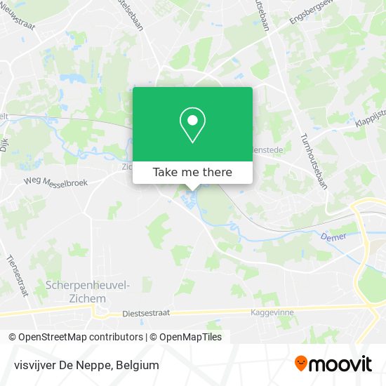 visvijver De Neppe map