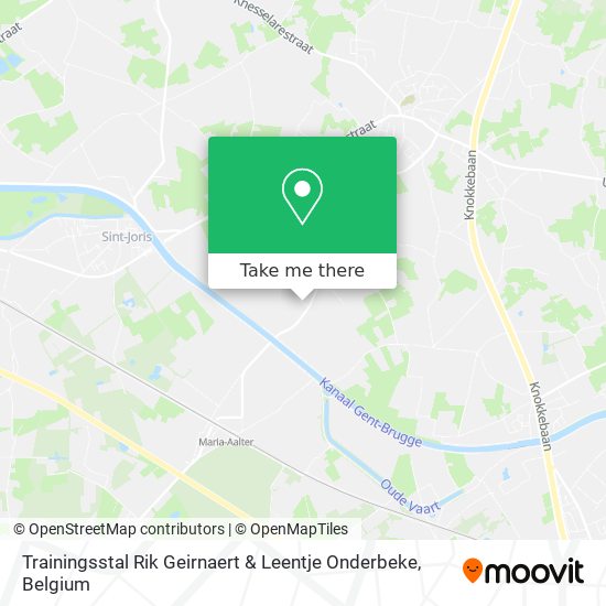 Trainingsstal Rik Geirnaert & Leentje Onderbeke plan