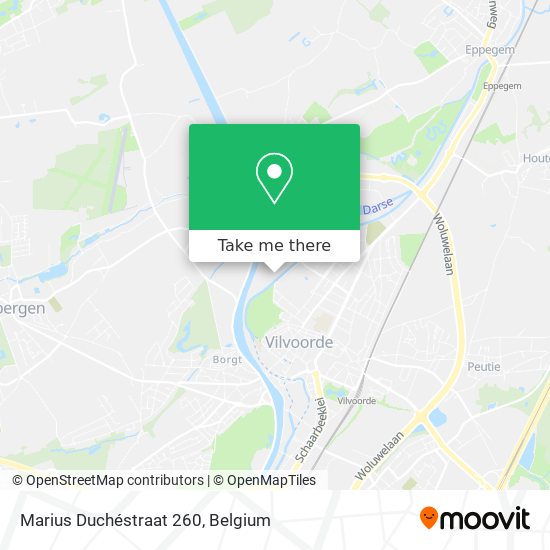 Marius Duchéstraat 260 map