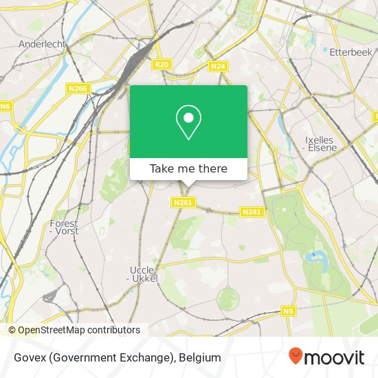 Govex (Government Exchange) map