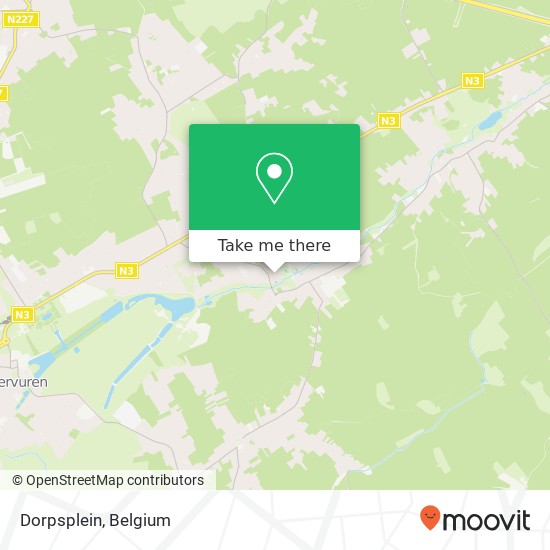 Dorpsplein map
