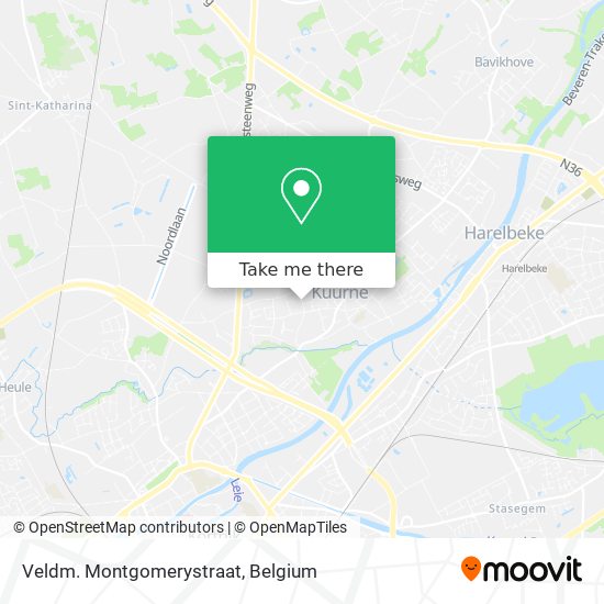 Veldm. Montgomerystraat map