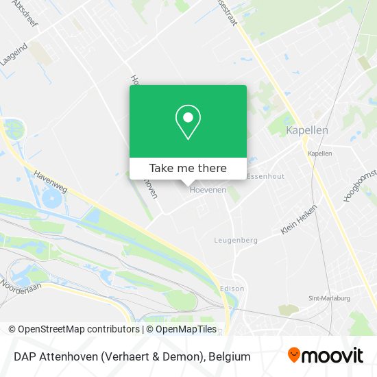 DAP Attenhoven (Verhaert & Demon) map