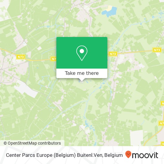 Center Parcs Europe (Belgium) Buitenl.Ven map
