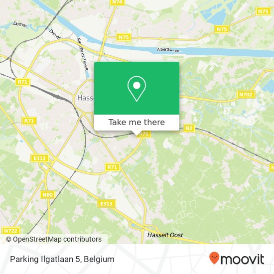 Parking Ilgatlaan 5 map