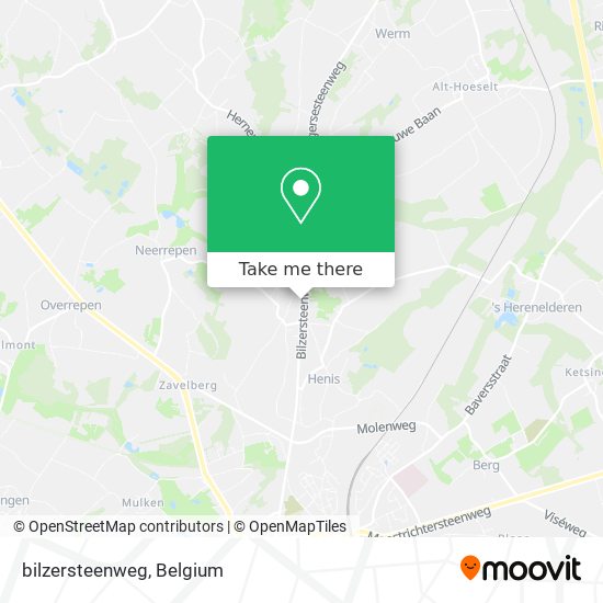 bilzersteenweg map