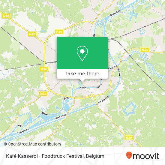 Kafé Kasserol - Foodtruck Festival plan