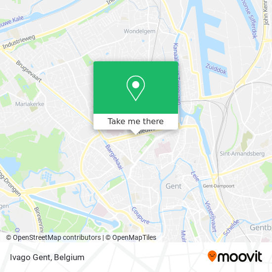 Ivago Gent map