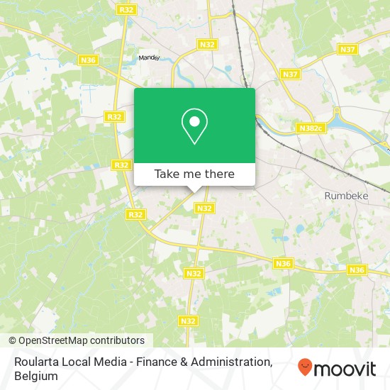 Roularta Local Media - Finance & Administration map