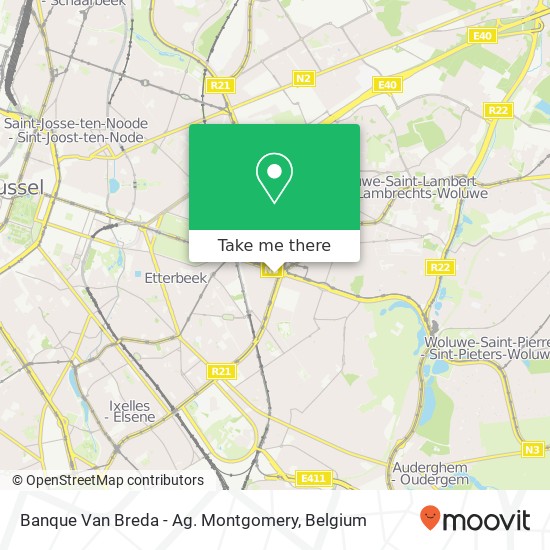 Banque Van Breda - Ag. Montgomery map