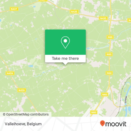 Valleihoeve map