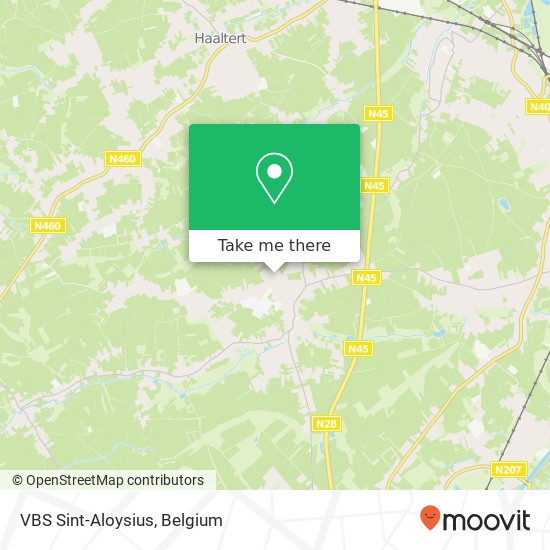 VBS Sint-Aloysius map
