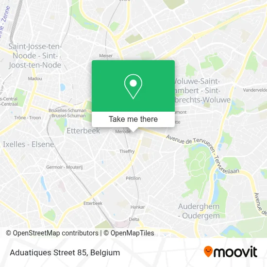 Aduatiques Street 85 map