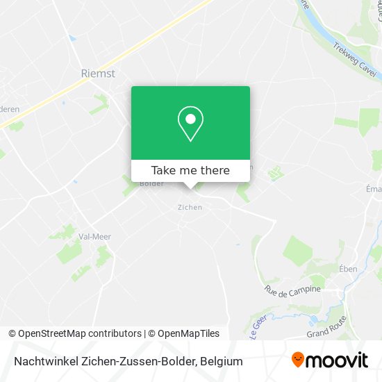 Nachtwinkel Zichen-Zussen-Bolder map