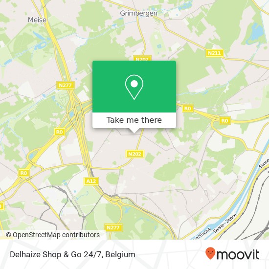 Delhaize Shop & Go 24/7 plan