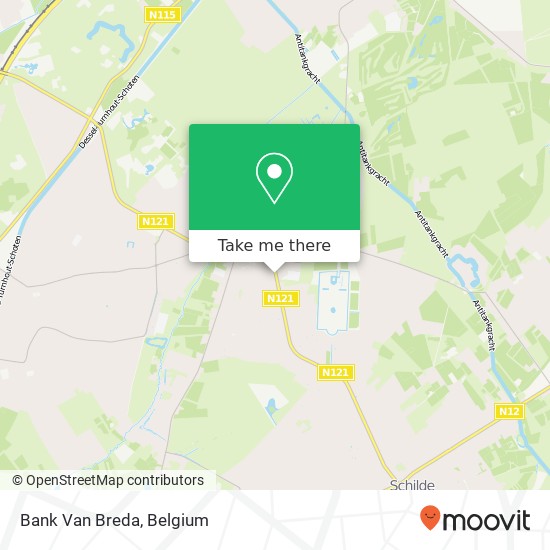 Bank Van Breda map