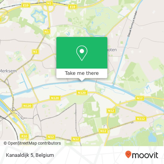 Kanaaldijk 5 map