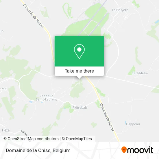 Domaine de la Chise map