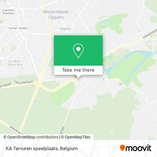 KA Tervuren speelplaats map