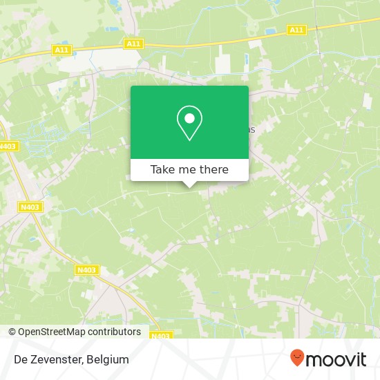 De Zevenster map