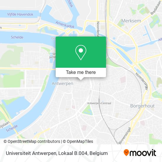 Universiteit Antwerpen, Lokaal B.004 map
