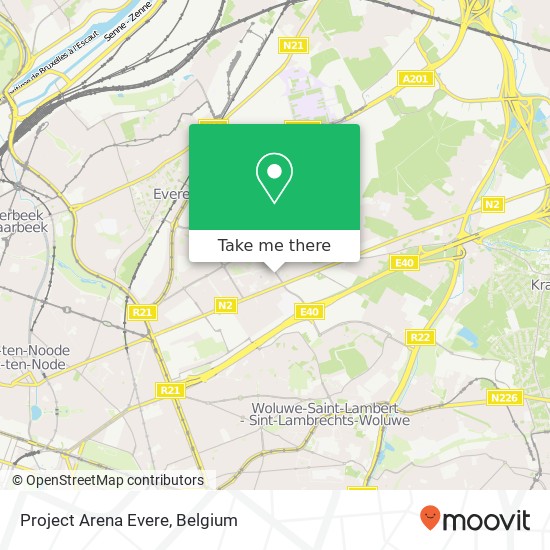 Project Arena Evere plan