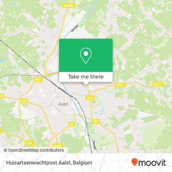 Huisartsenwachtpost Aalst map