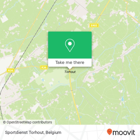 Sportdienst Torhout map